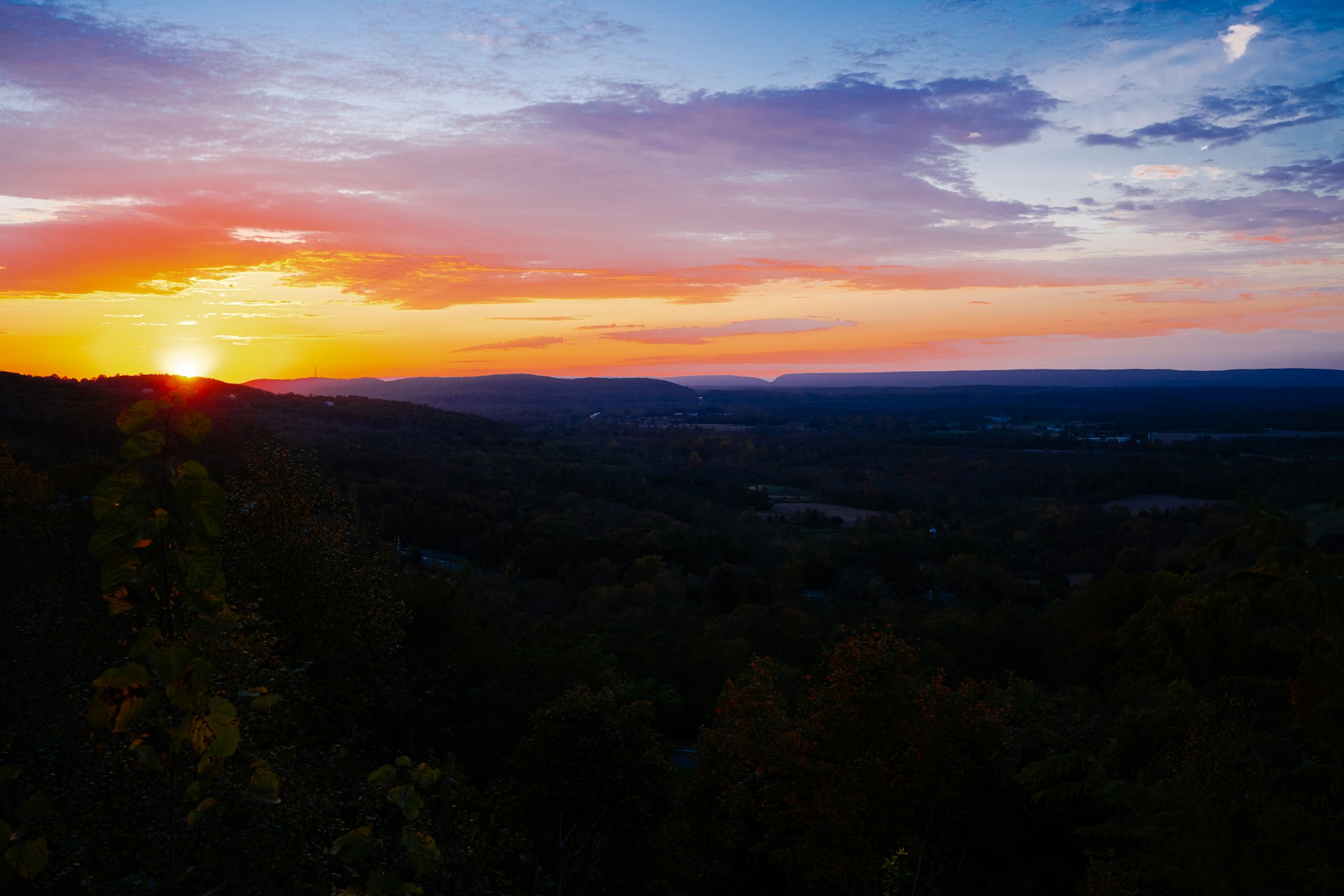 Bethlehem, Pennsylvania cityscape at night